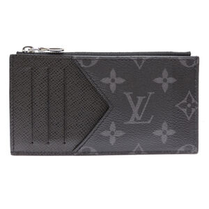 Louis Vuitton Coin Card Holder Men's Wallet/Coin Case M30271 Monogram Eclipse...
